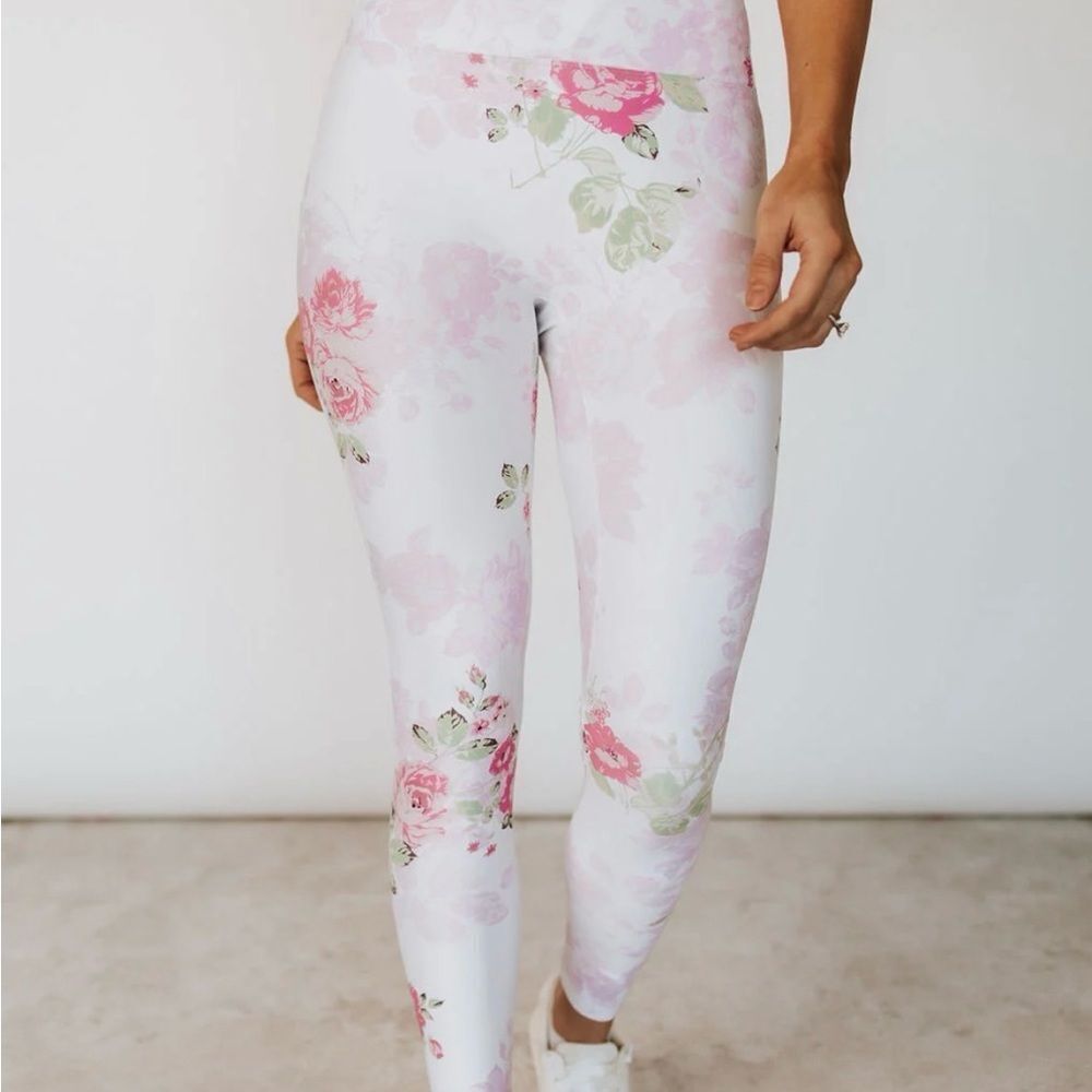 Rose Print Leggings